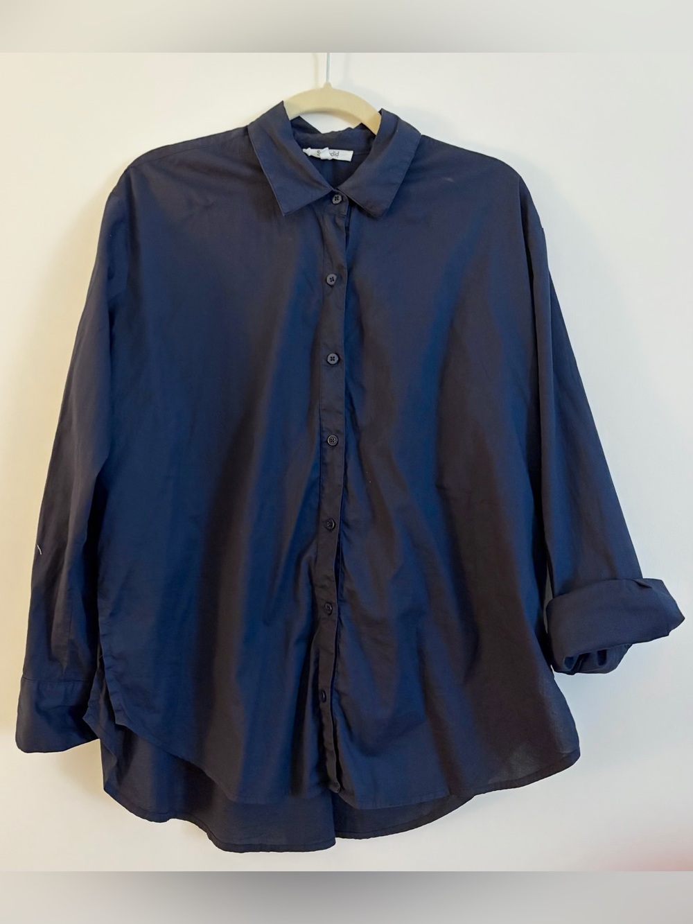 Splendid navy blue tunic blouse